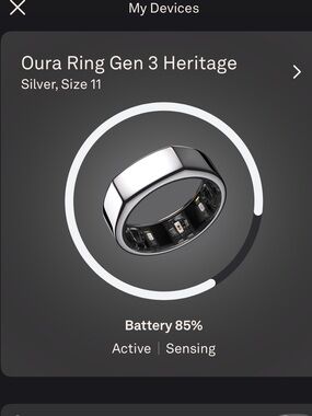 Oura Ring Generation 3 Heritage Size 11